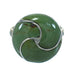 Turquoise Inlay Genuine Sterling Silver Ring Size 5-1/4 AX86279